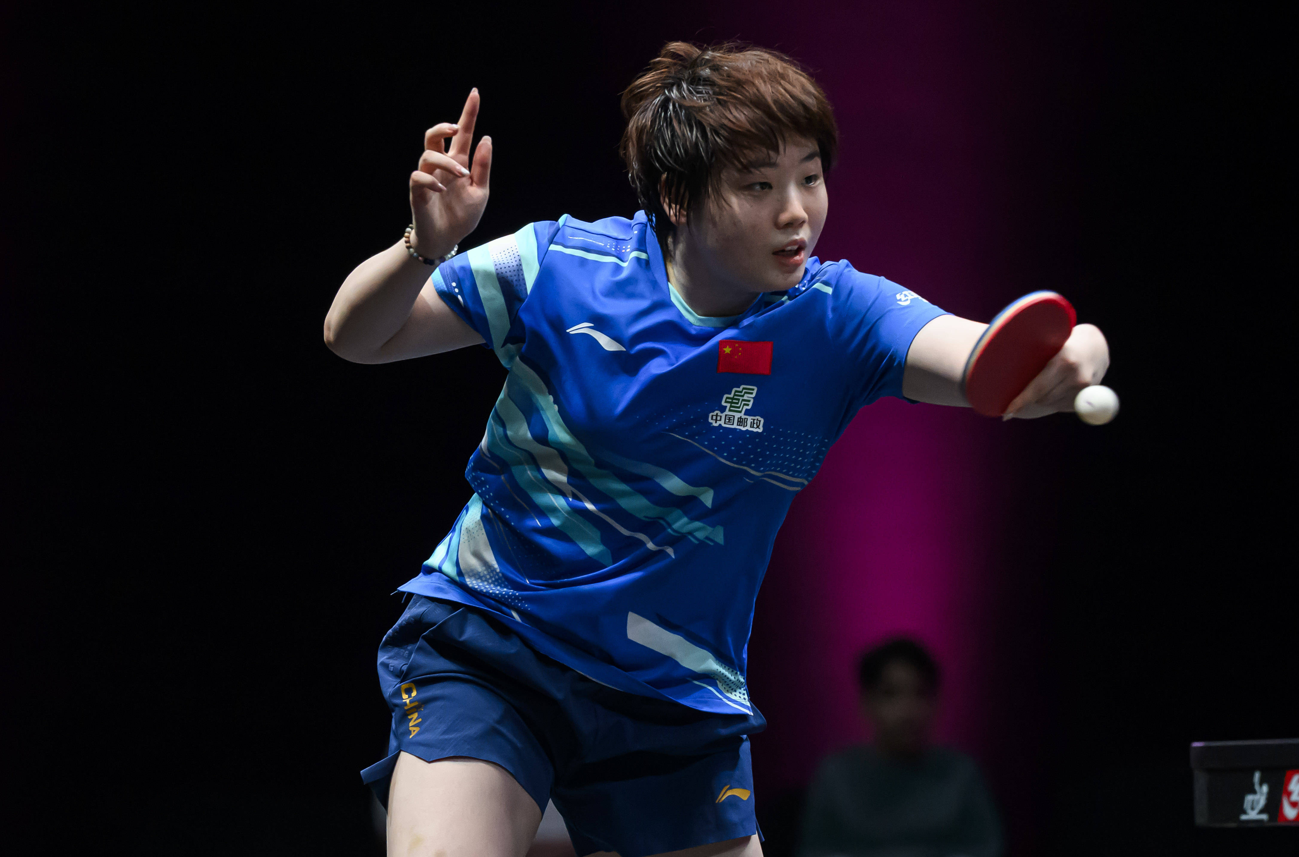 （体育）乒乓球——WTT多哈冠军赛：蒯曼晋级女单四强